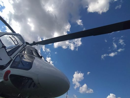 Скорая помощь с небес. Вертолет санитарной авиации сделал первый вылет к больным
