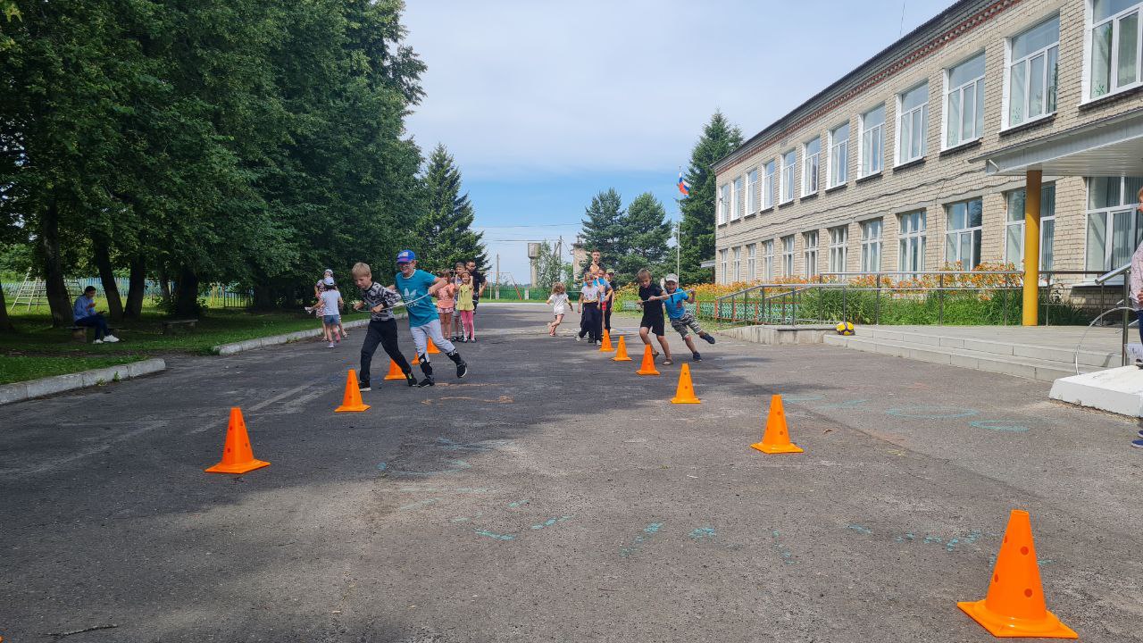 В пришкольном лагере в Негино состоялось спортивное мероприятие