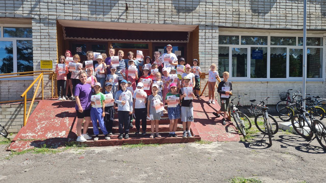 В пришкольном лагере Кокоревской СОШ состоялись Олимпийские старты