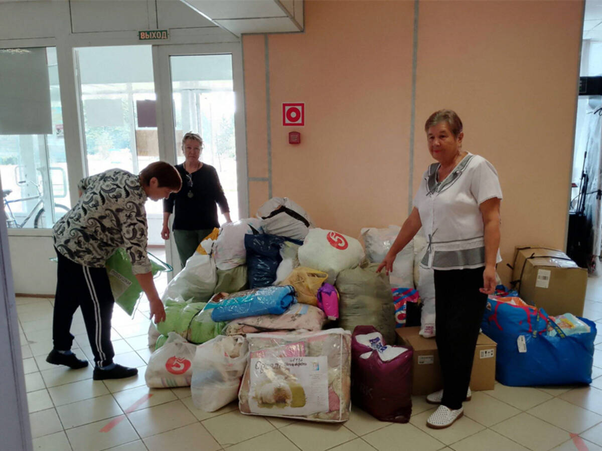 Камаричский район помогает жителям Курской области