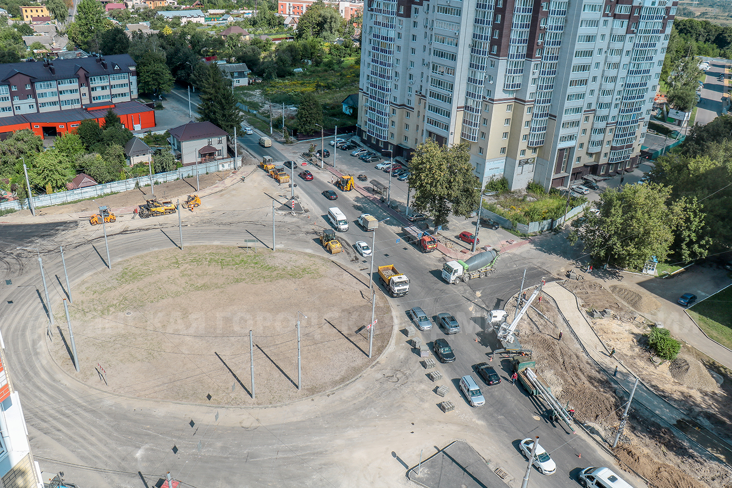 Готовность улицы Ильи Иванова в Брянске составляет 90%