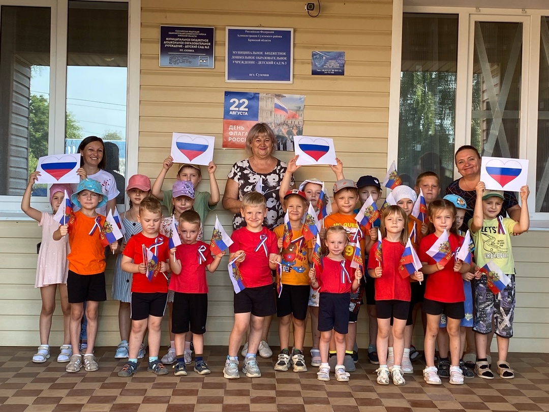 В детском саду «Солнышко» провели «День флага»