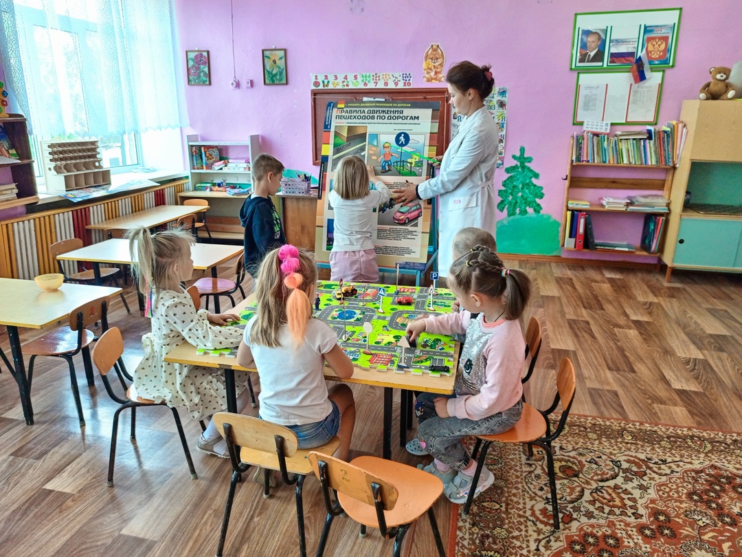В Кокоревском детском саду провели образовательную неделю по безопасности на дорогах