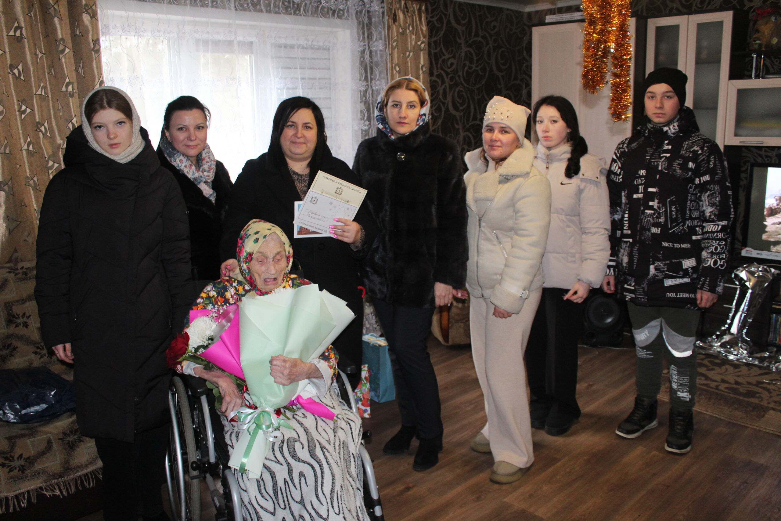 Жительница Холмечей отметила 100-летний юбилей