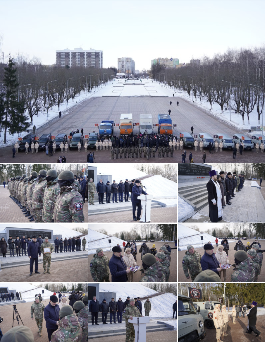 Накануне 23 февраля в Брянске добровольческому отряду «БАРС-Брянск» передали новую технику