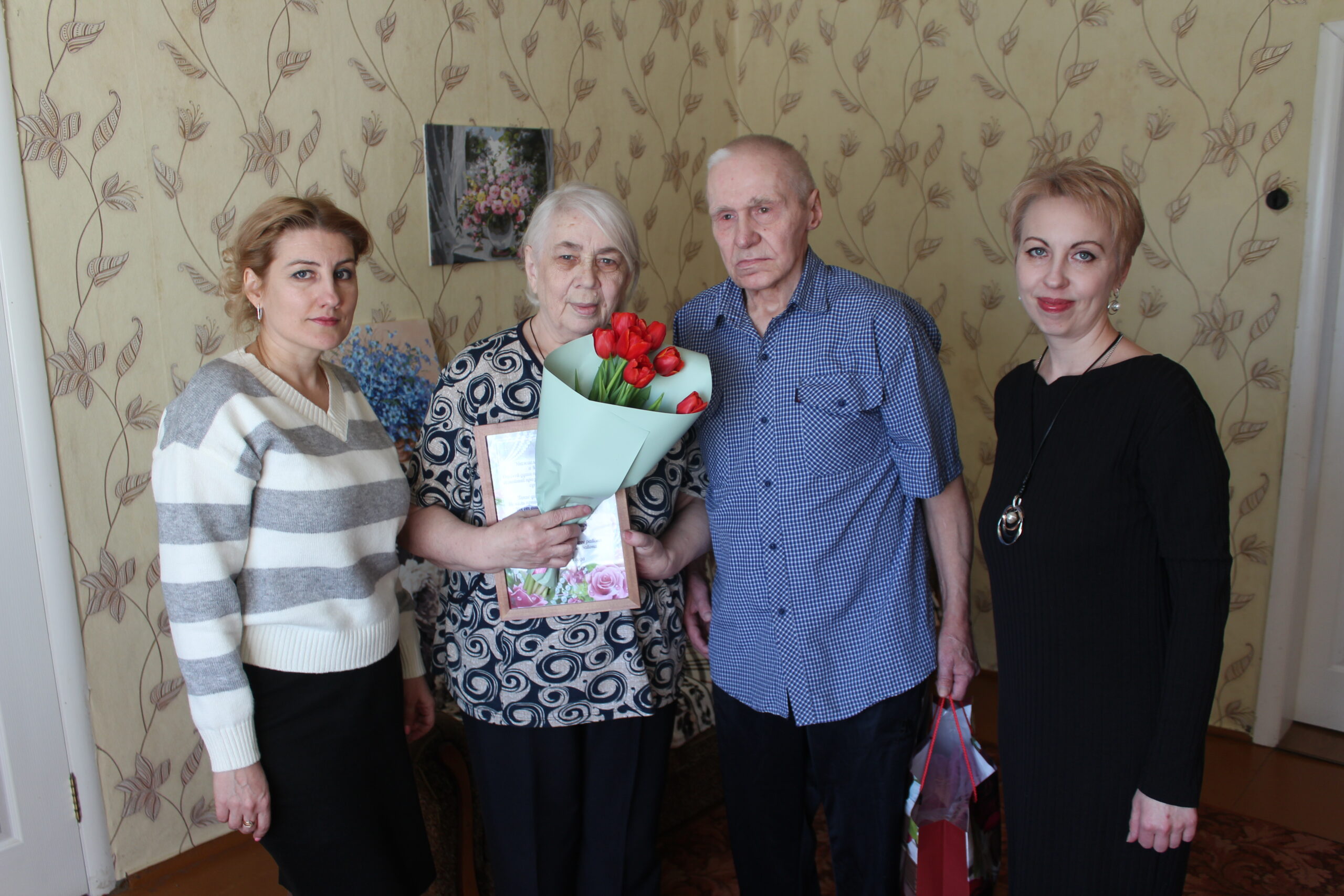Супруги Рябцевы из Суземки отметили 50-летие совместной жизни