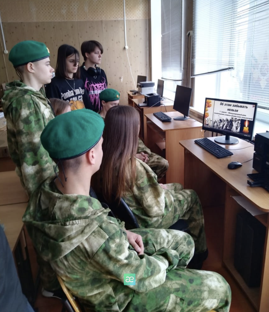 В День освобождения узников фашистских концлагерей в Алешковичской школе прошел час памяти