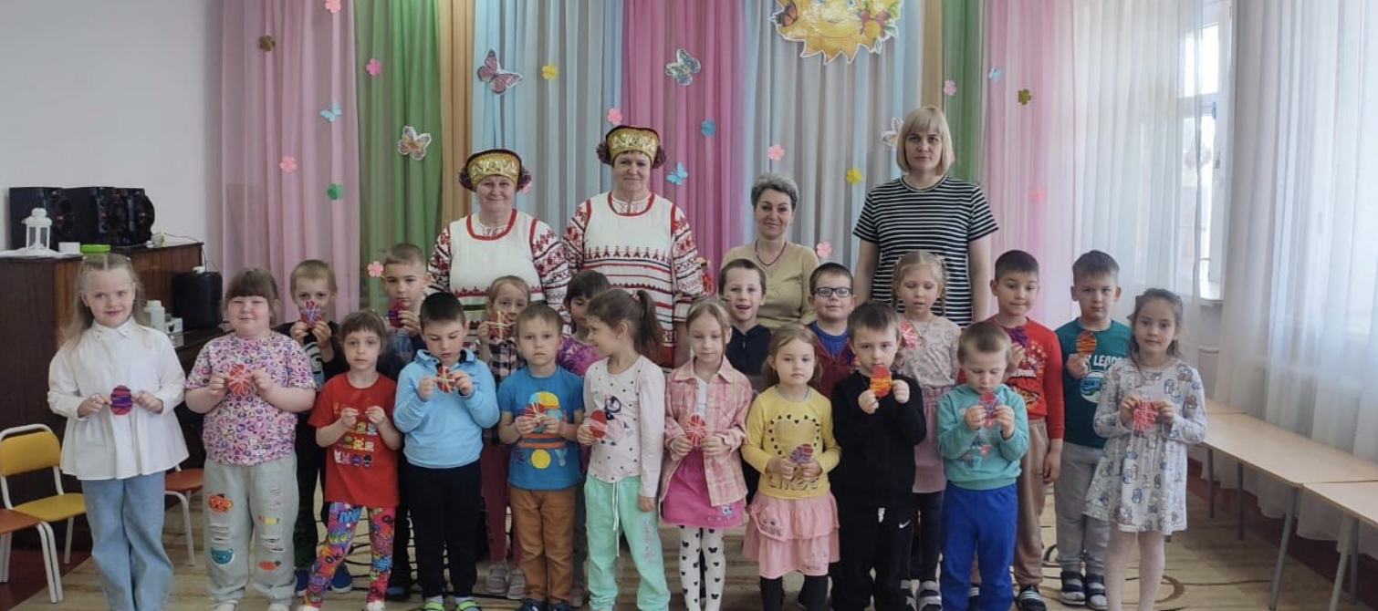 В детском саду «Ручеек» прошла игровая программа «Пасха для детей» 