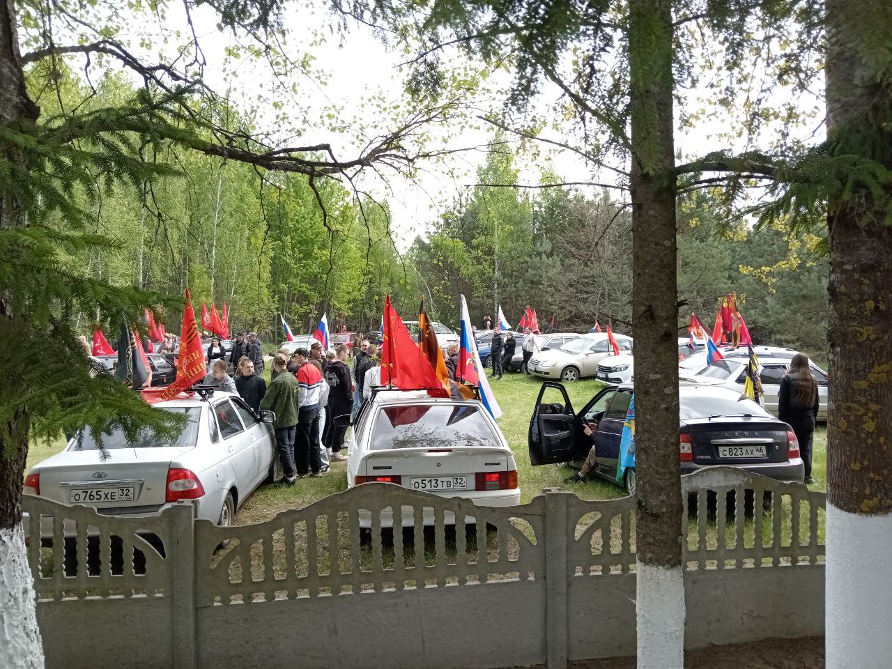 В Суземском районе прошел автопробег, посвященный Дню Победы