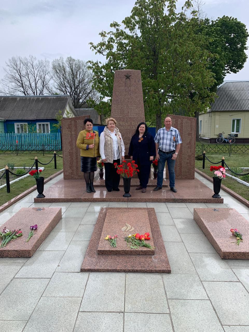 В селах Холмечского поселения почтили память погибших земляков