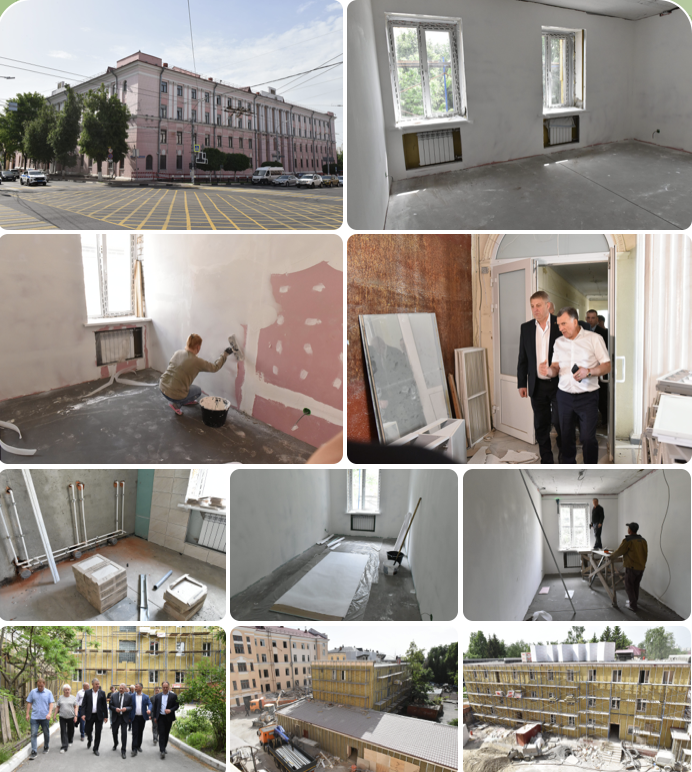 Александр Богомаз провел планерку на площадке будущего медицинского ВУЗа