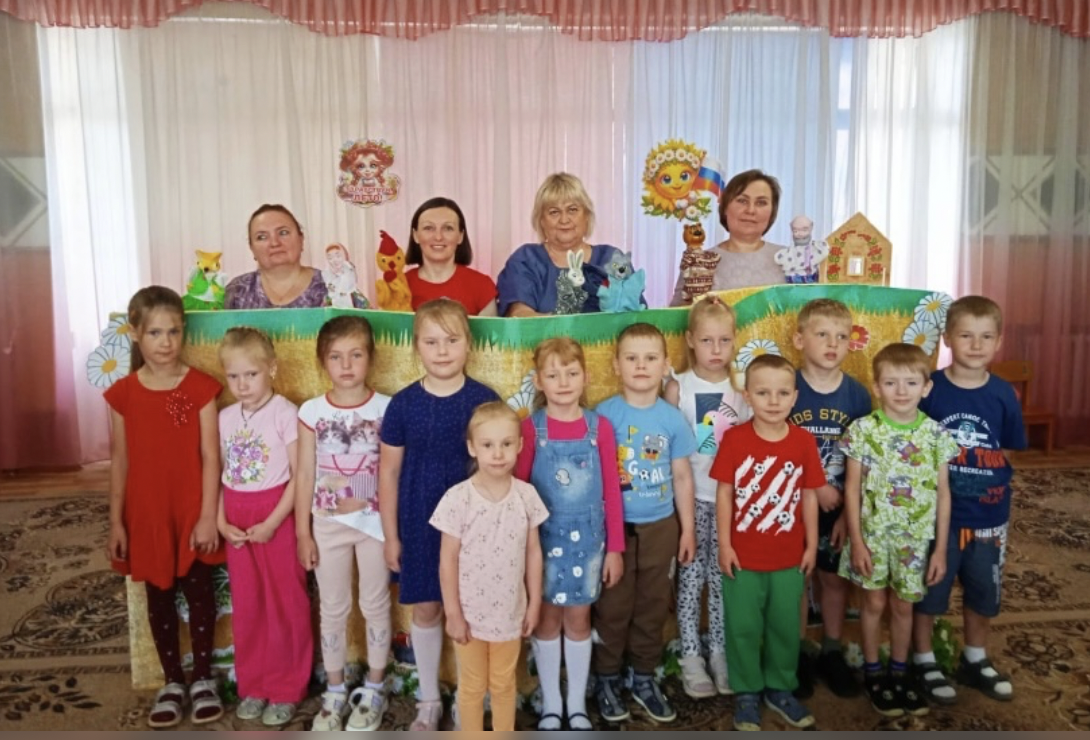 Кукольный спектакль в детском саду «Солнышко» доставил детям настоящую радость