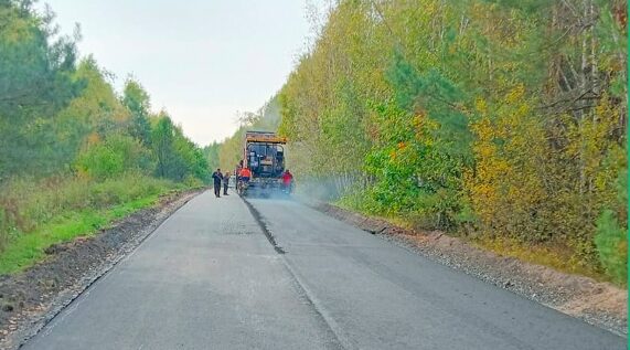 Продолжается ремонт дороги «Брянск-Новозыбков» — Трубчевск» — Мошки