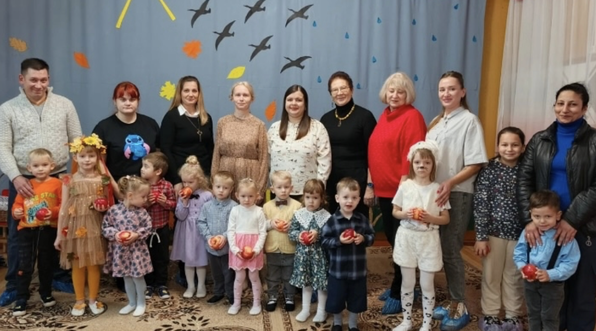 В детском саду «Солнышко» состоялся осенний утренник