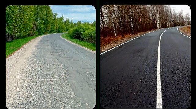 В Брянской области обновили участок дороги Злынка – Кожановка  
