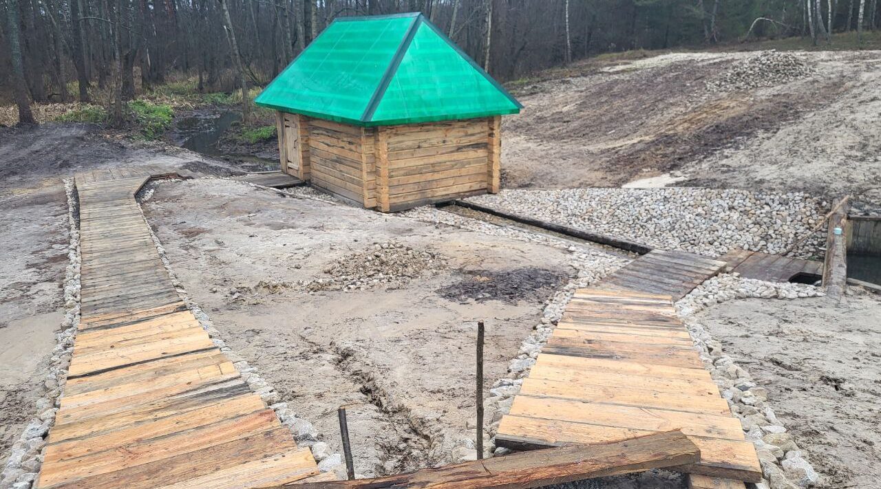 По дороге на пост Нерусса благоустраивают купель