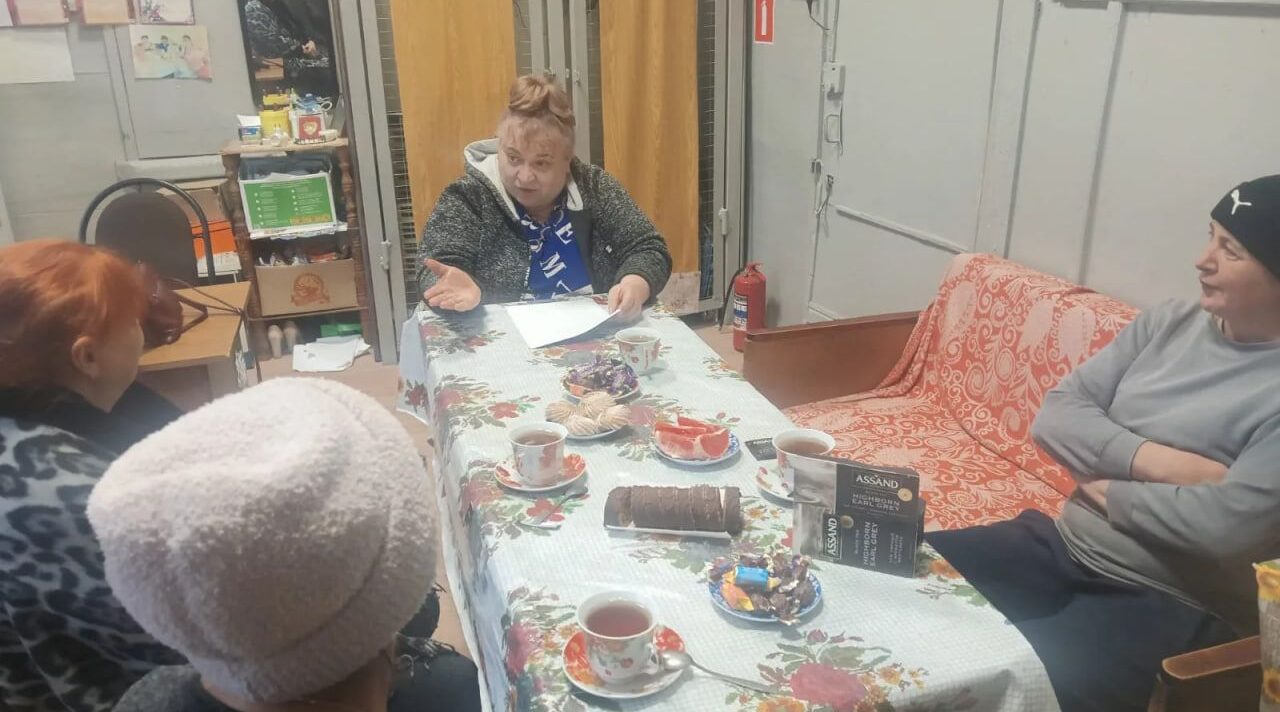 В Холмечском СДК прошла встреча «Капелькой тепла согреем душу»