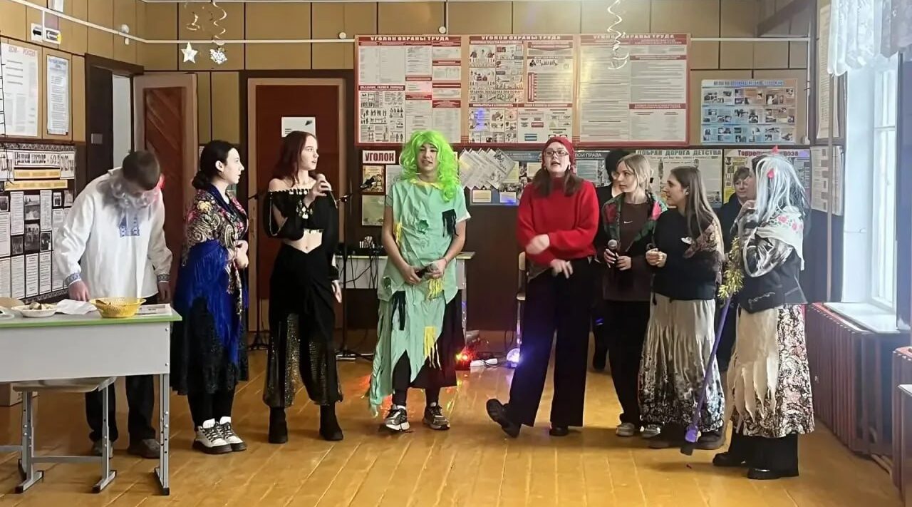 В Холмечской школе  отметили Коляду