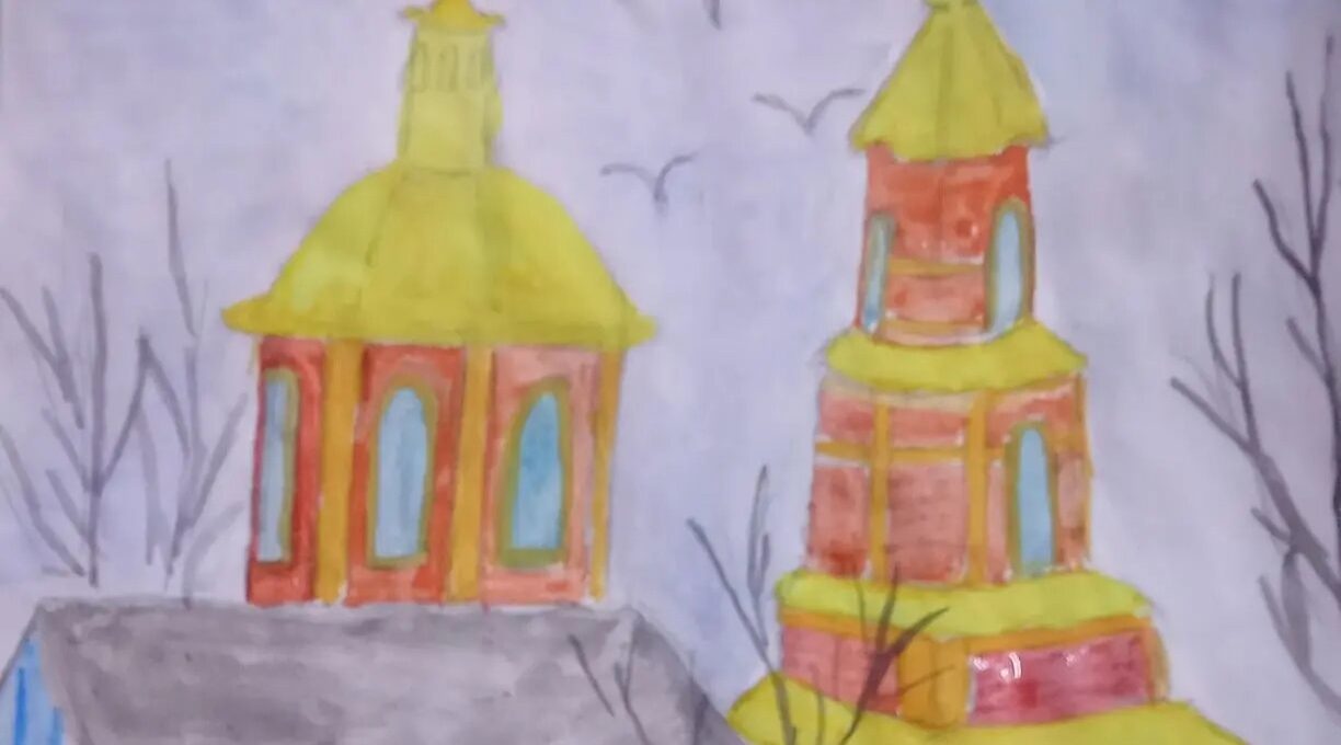 Школьники из Алешковичей стали участниками акции «Зимний пейзаж»