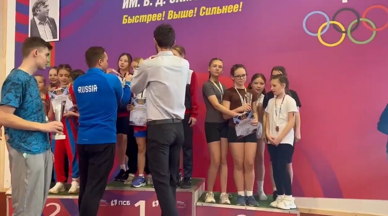 Команда Суземской спортивной школы бронзовый призер «Шиповки юных»