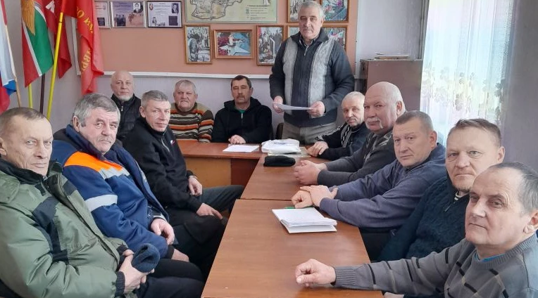 В Суземском районе прошло отчетное собрание ветеранов боевых действий