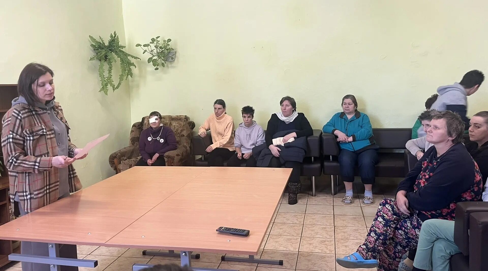 В Суземском доме-интернате расцвел «Цветок здоровья»