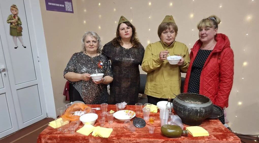 В Невдольском СДК прошла акция «Солдатская каша»
