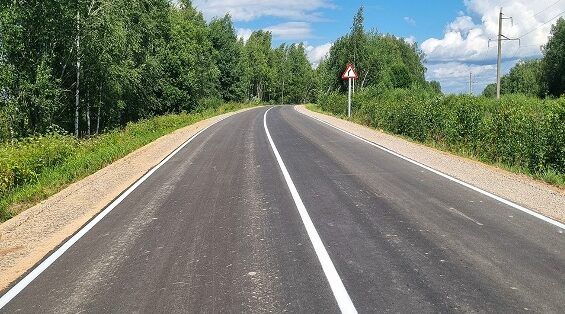 В Дубровском районе обновили дорогу к деревне Немерь