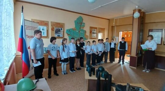 Пятиклассники Кокоревской школы пополнили ряды «Движения Первых»