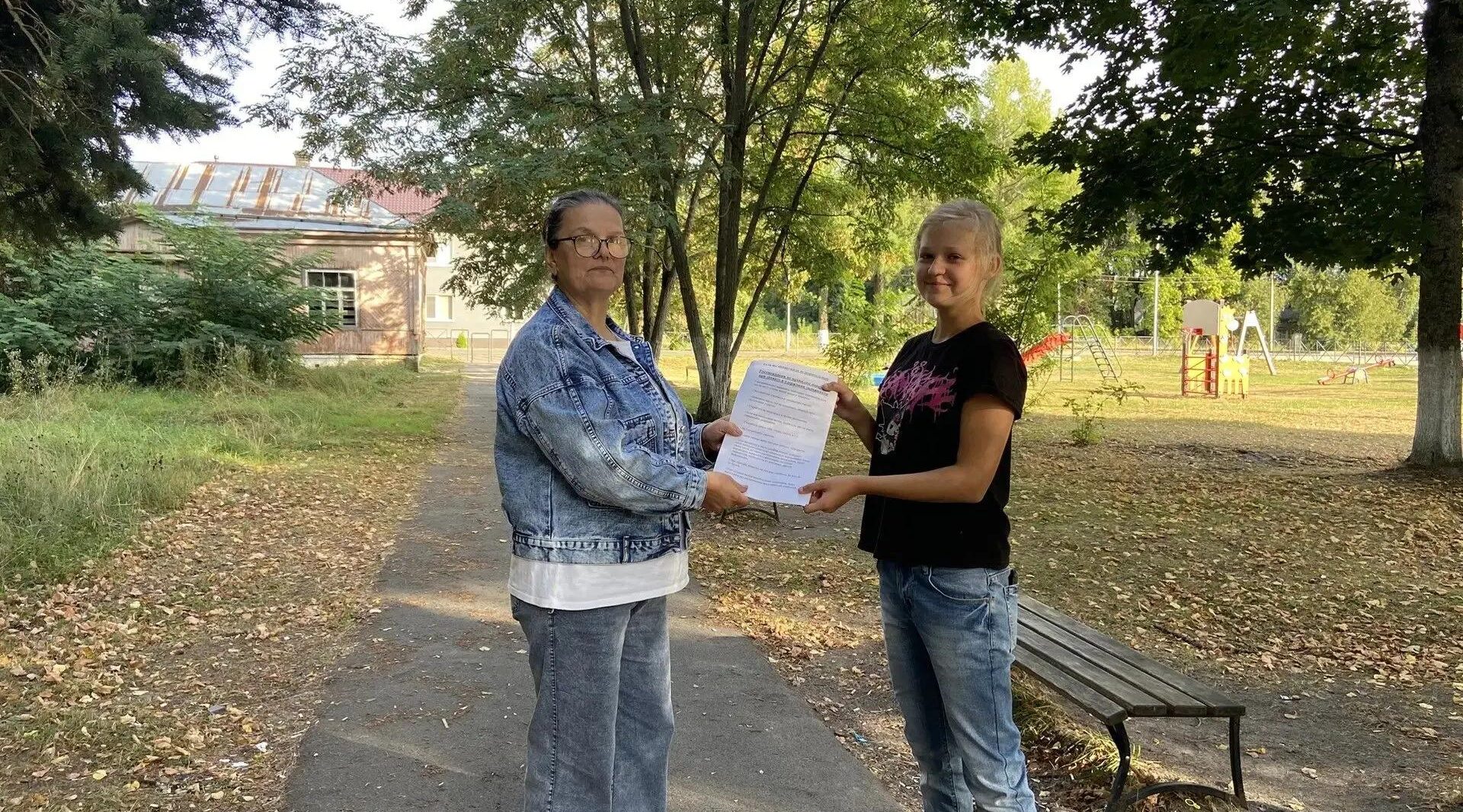 В Кокоревке прошла уличная акция «Капля жизни»