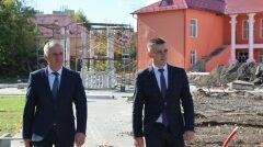 В Володарском районе Брянска завершают обновление ДК и парка