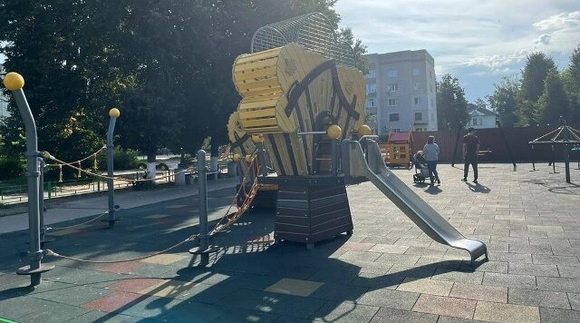 В Сельцо появился новый центр притяжения для детворы