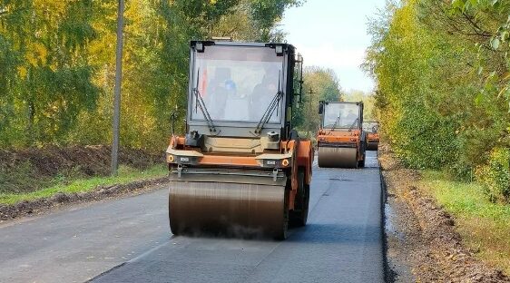 В Брянской области обновляют дорогу Трубчевск — Голубча